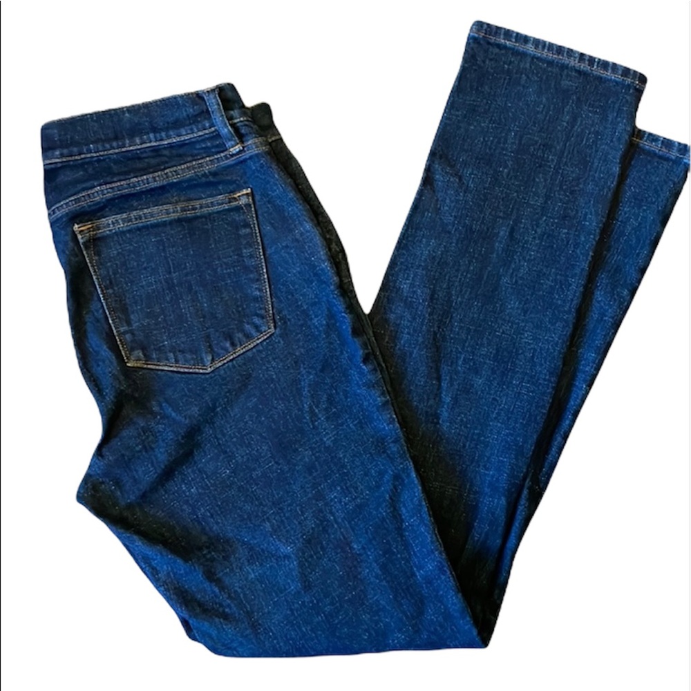 Lauren Ralph Laure Front Zipper Pocket Dark Denim - Gem